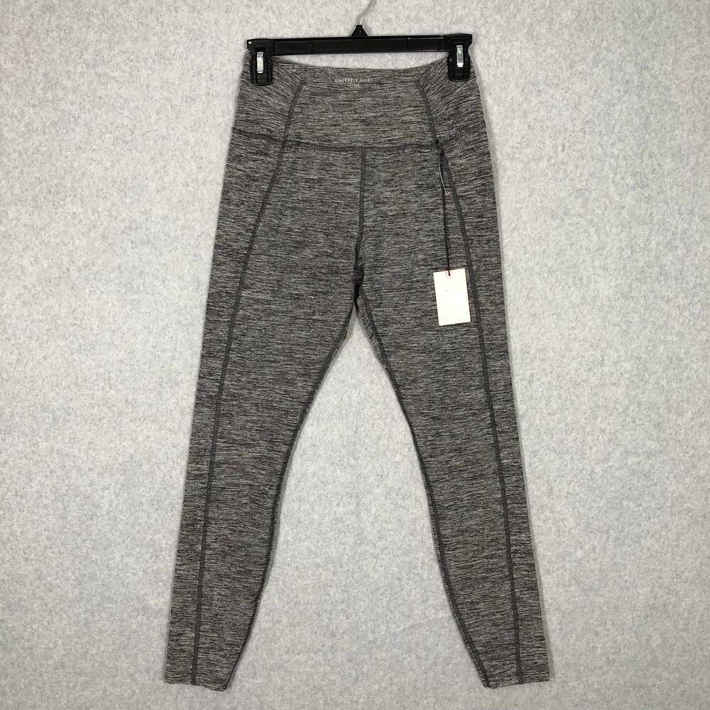 Sincerely Jules Leggings Medium Gray Soft Compression‎ High Rise Active Ankle
